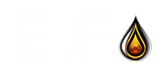 White logo E.F 